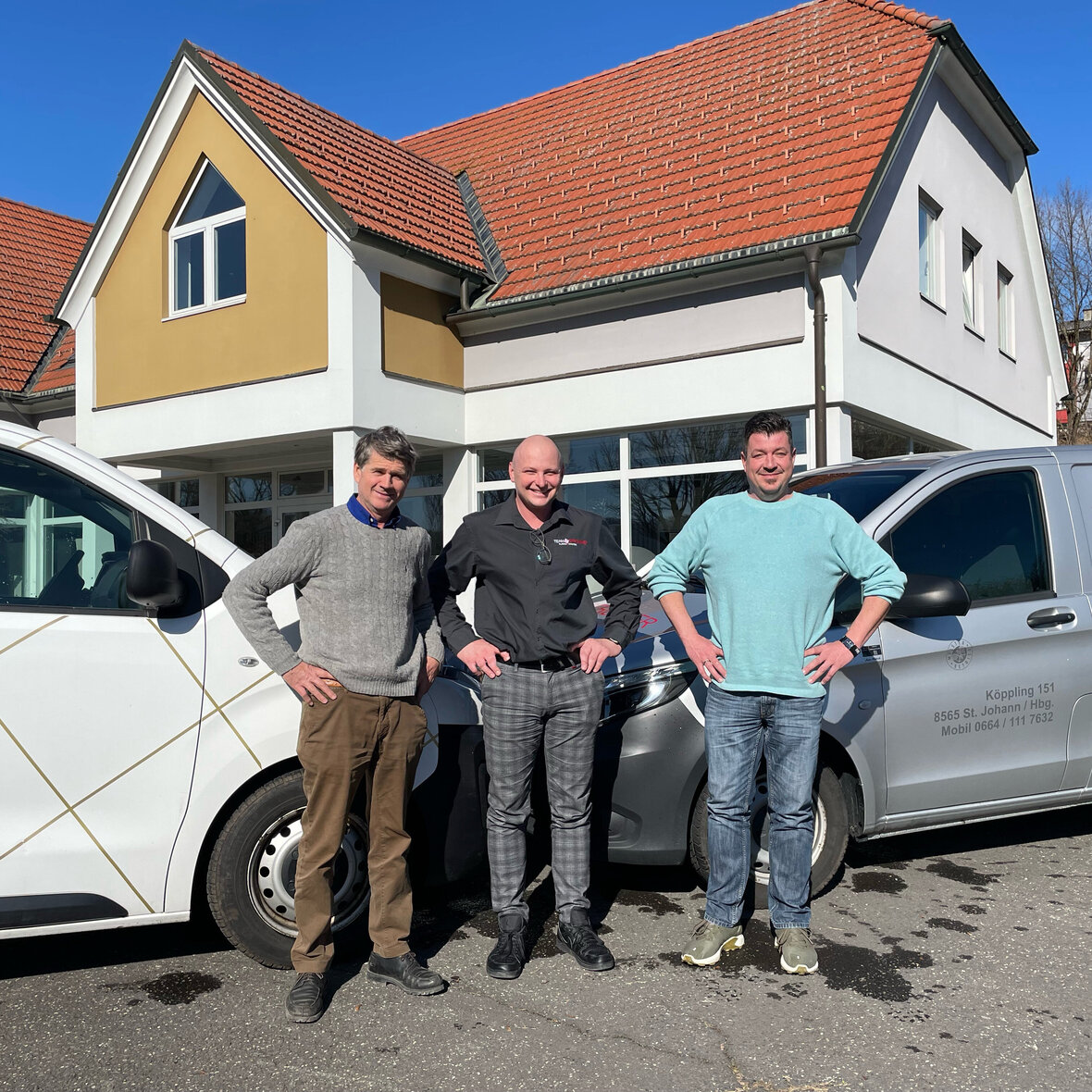 v.l.n.r. M. Skoff, M. Strommer, S. Schwaiger v.l.n.r. M. Skoff, M. Strommer, S. Schwaiger