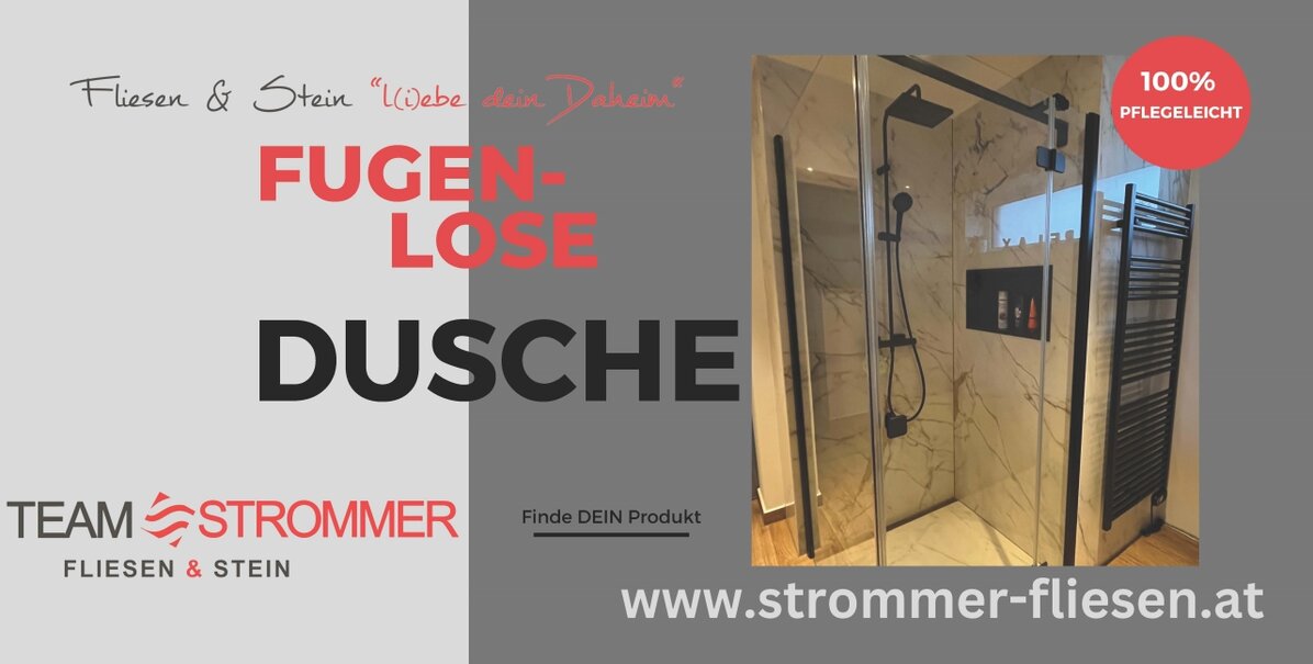 fugenlose Dusche
